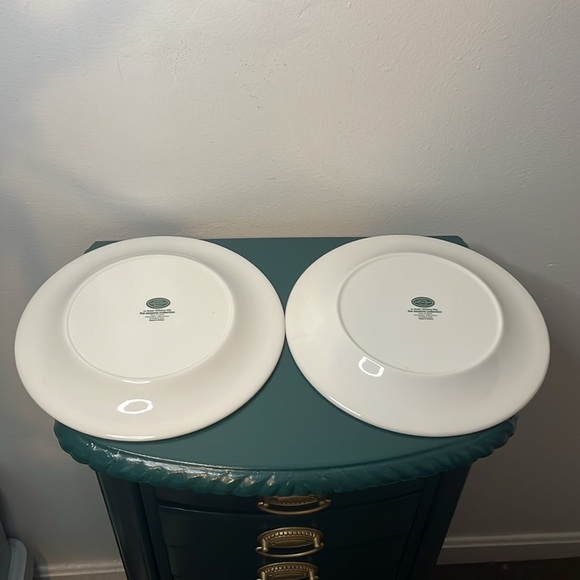 Vintage Portmeirion The Seasons Susan Ellis Pink Tulip Dinner Plates Set of 2 - Picture 4 of 6